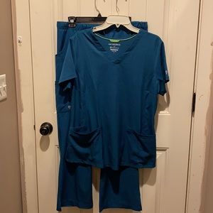 Healing Hands, HH WORKS, Caribbean Blue Scrubs